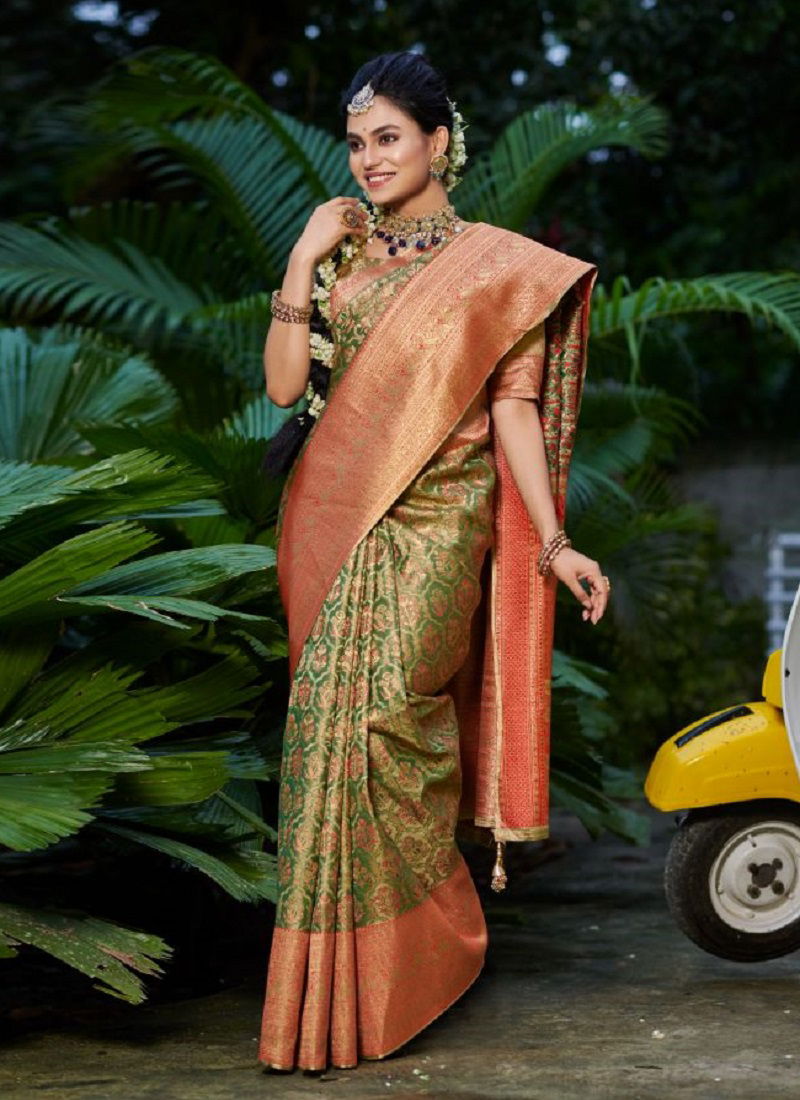 Bunawat Kanaklata Silk Wedding Sarees Catalog
